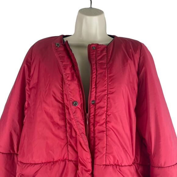 I'M ISOLA Marras Red Full Zip Puffer Jacket Red Size 40/ US 4 - Picture 3 of 9